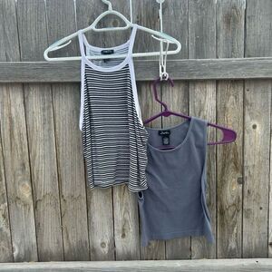 Bundle two tank tops bralette tops size junior large